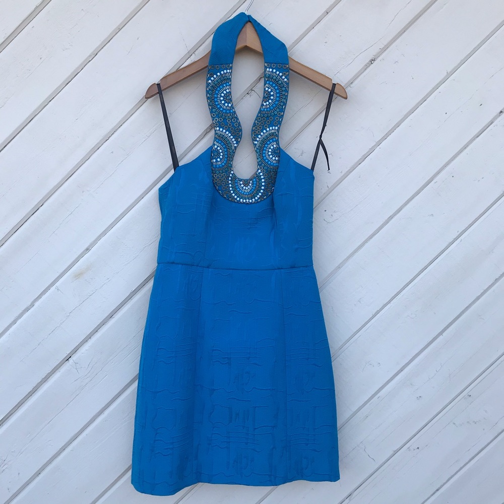 Laundry by Shelli Segal Halter Dress Size 0